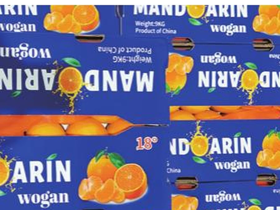 Mandarin / Wogan branded carton